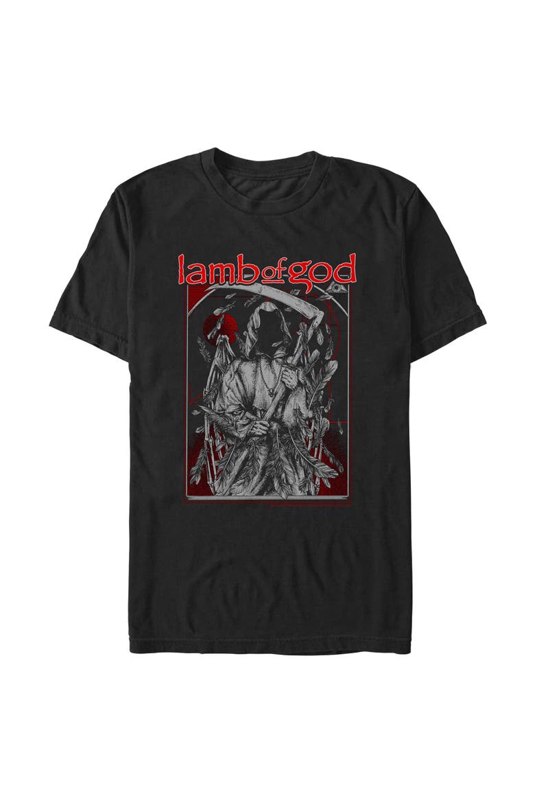 Men's Lamb of God The Grim Reaper  Graphic T-Shirt, Main, color, Black