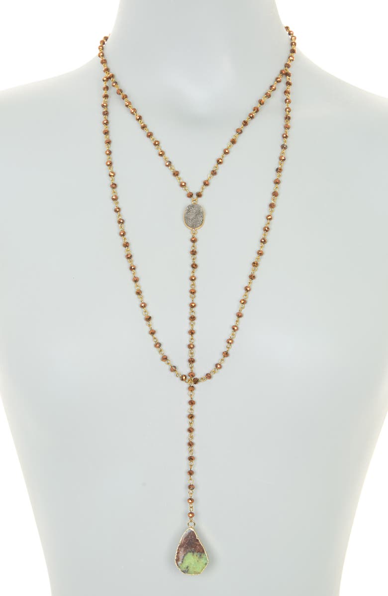 Panacea Layered Pendant Necklace, Main, color,