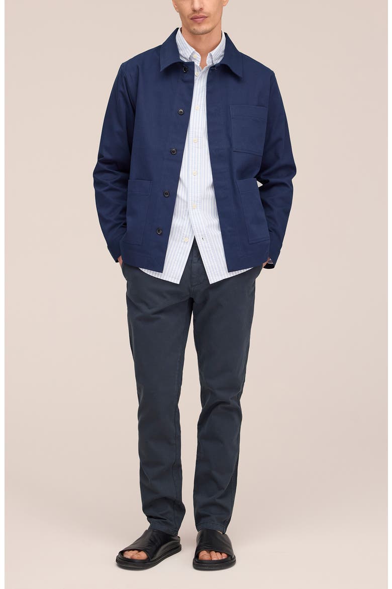 Gabe 1920 Organic Cotton Jacket, Alternate, color, NAVY BLUE