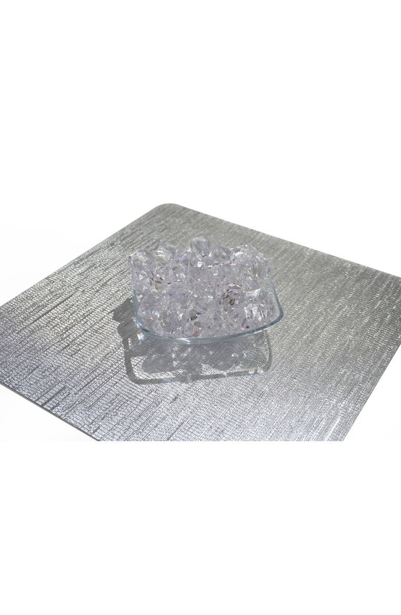 DAINTY HOME Metallic Set of 8 Placemats, Alternate, color, 