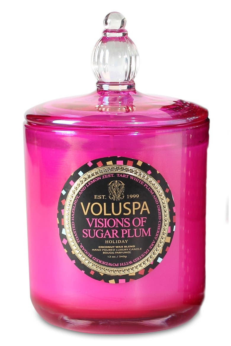 'Maison Holiday - Visions of Sugar Plum' Decorative Candle, Alternate, color, NO COLOR