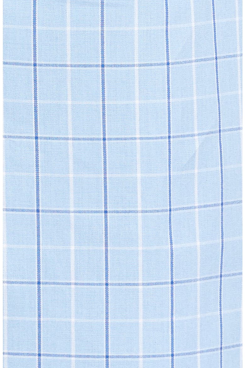 Cotton Short Pajamas, Alternate, color, LIGHT BLUE CHECK