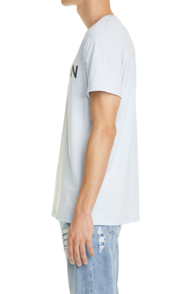 Balmain Logo Cotton Graphic Tee, Alternate, color, 