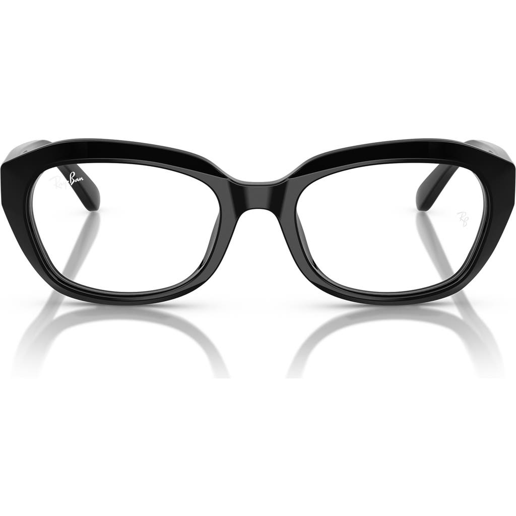 RAY BAN RAY-BAN KIDS' 48MM SMALL IRREGULAR OPTICAL GLASSES