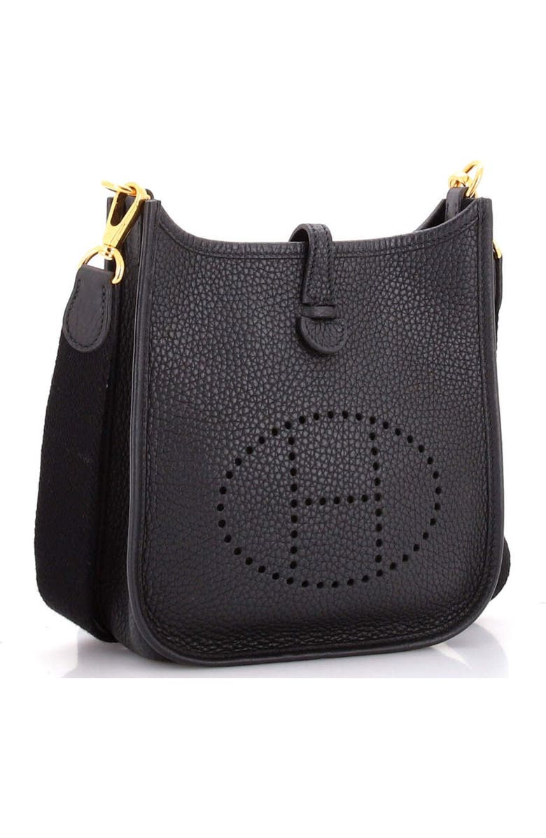 Pre-Owned Hermes Evelyne Bag Gen III Clemence TPM, Alternate, color, Noir