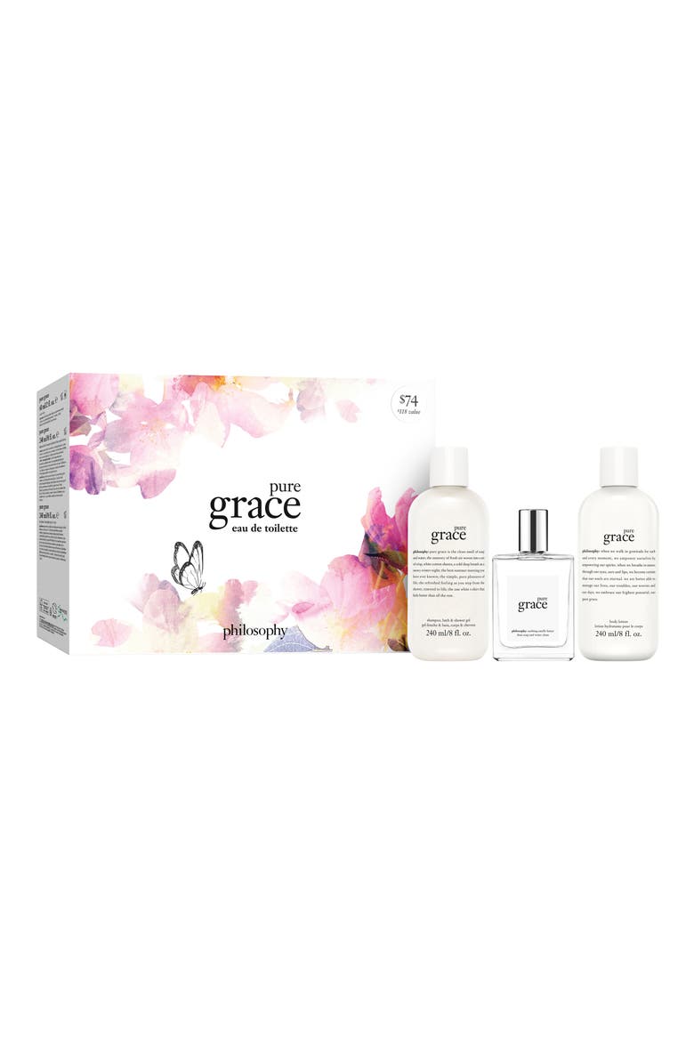 pure grace eau de toilette set, Main, color, PURE GRACE