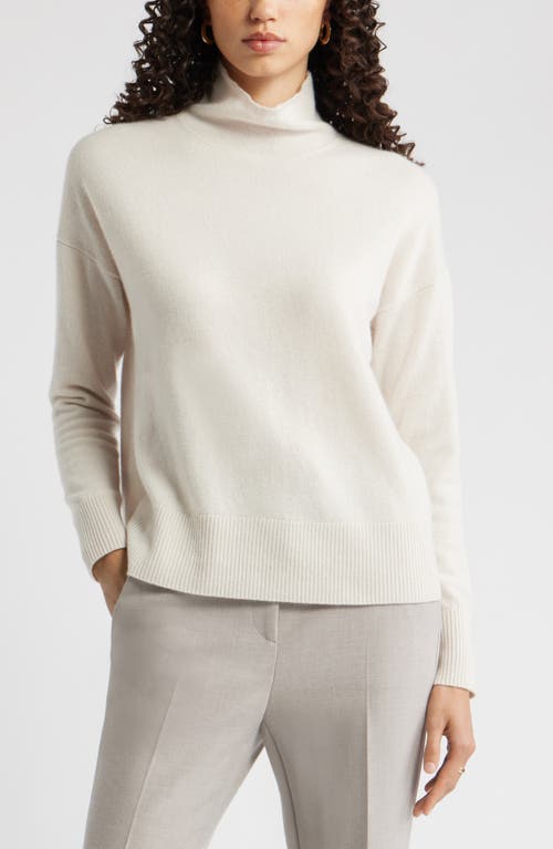 Nordstrom Oversize Cashmere Turtleneck Sweater In Neutral