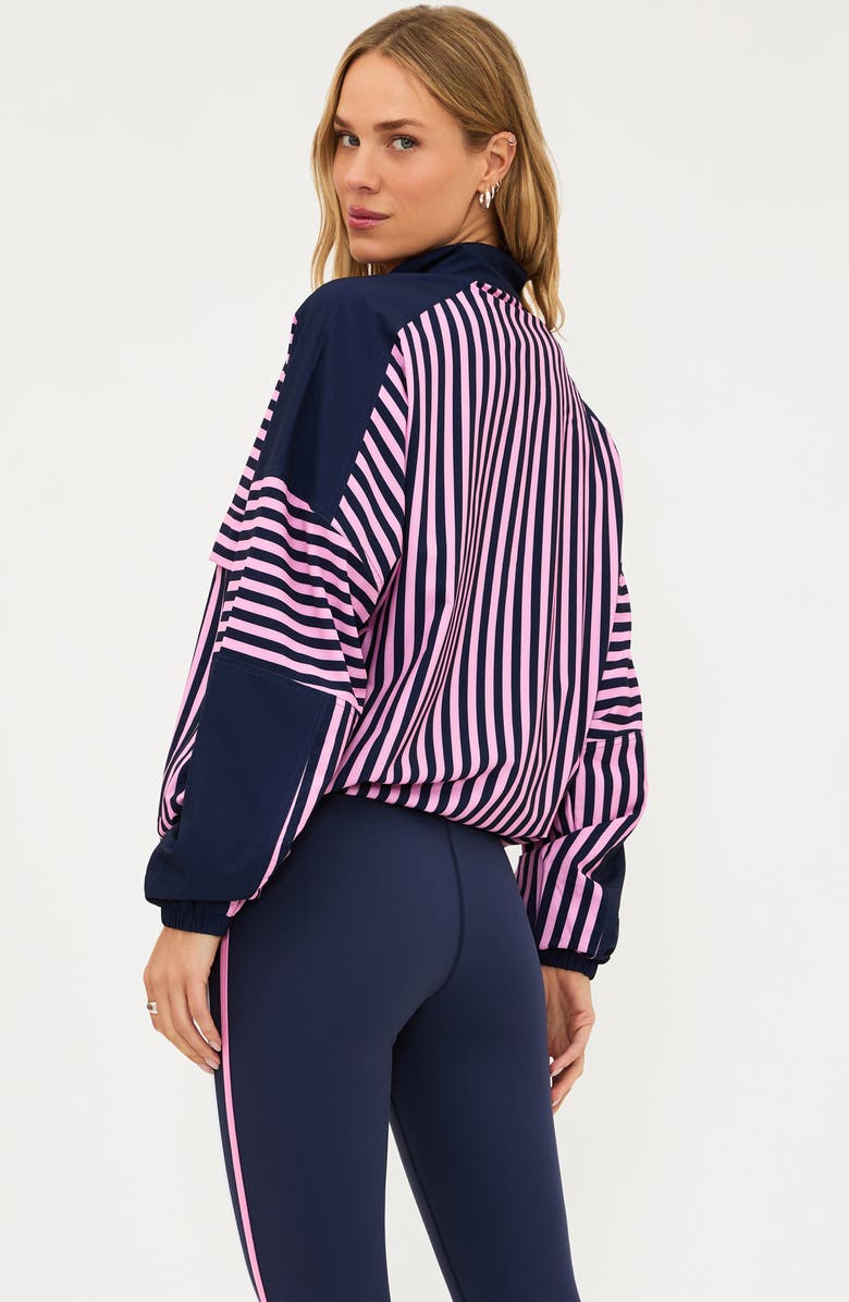 Beach Riot Vespera Half-Zip Jacket, Alternate, color, Sleet Stripe