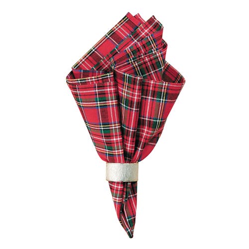 C & F Home C&f Home Red Plaid Napkin Set Of 6 In Red