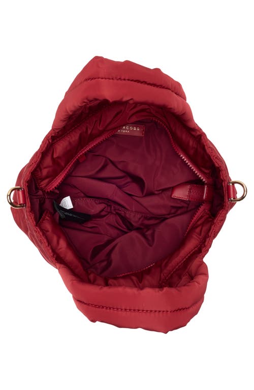 Marc Jacobs Mini Quilted Nylon Tote In Red
