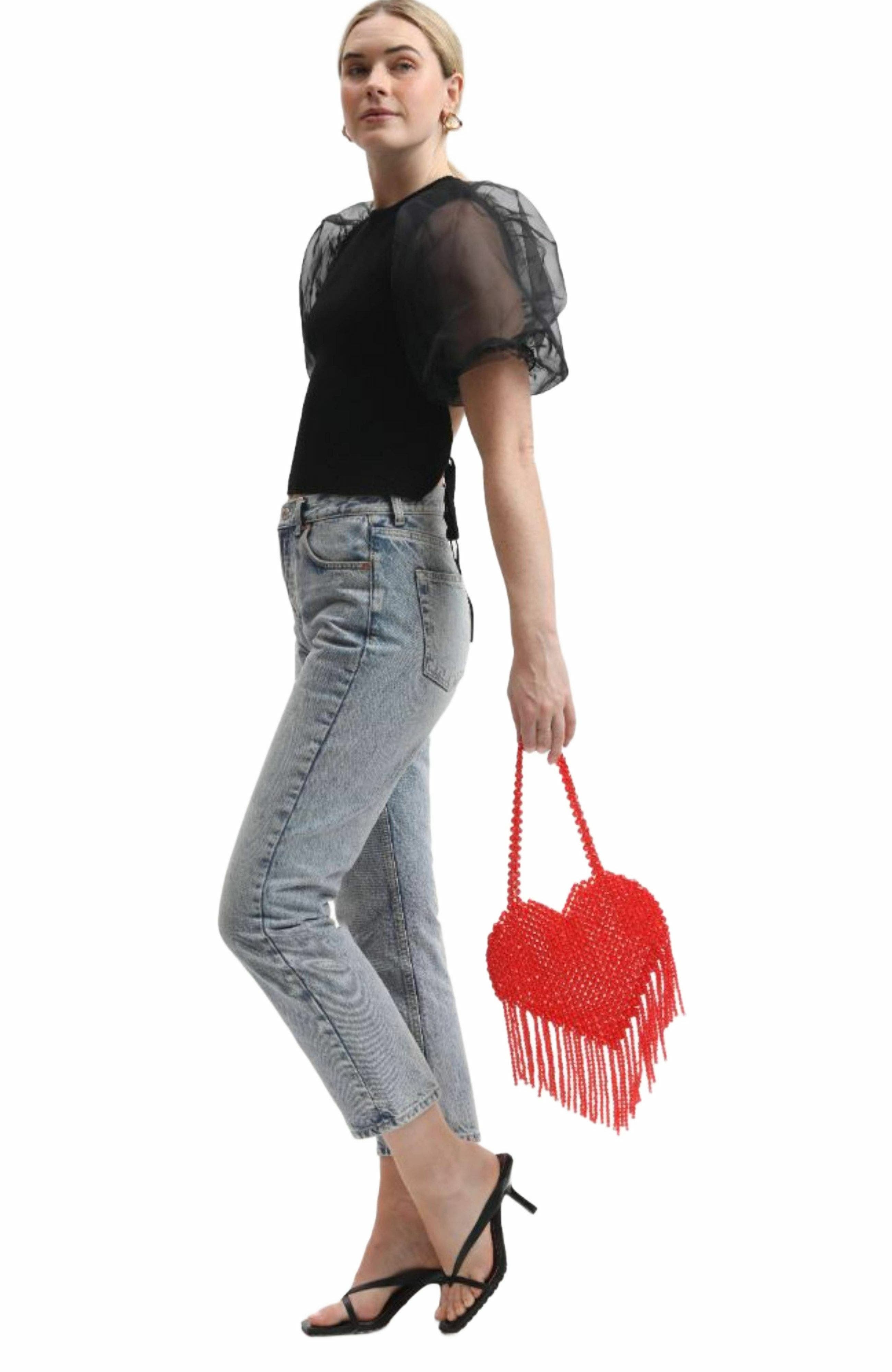 MODA LUXE Valeria Evening Bag, Alternate, color, Red