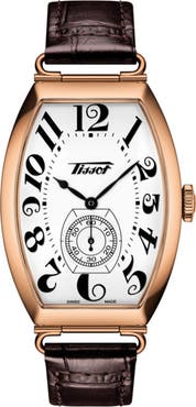 Tissot Porto Chronograph Croc Embossed Leather Strap Watch, 31mm