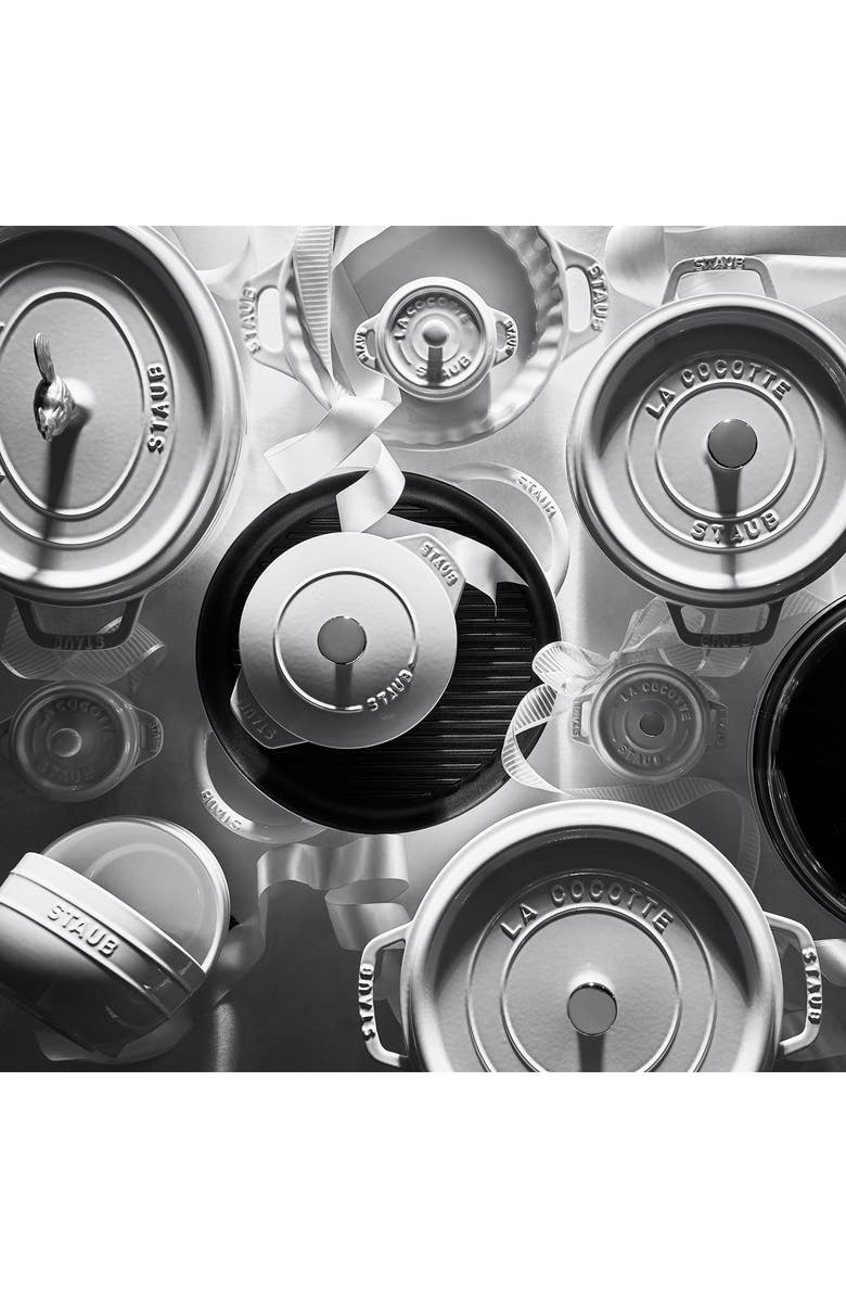 Staub 1.5-Quart Enameled Cast Iron Petite French/Dutch Oven, Alternate, color, White