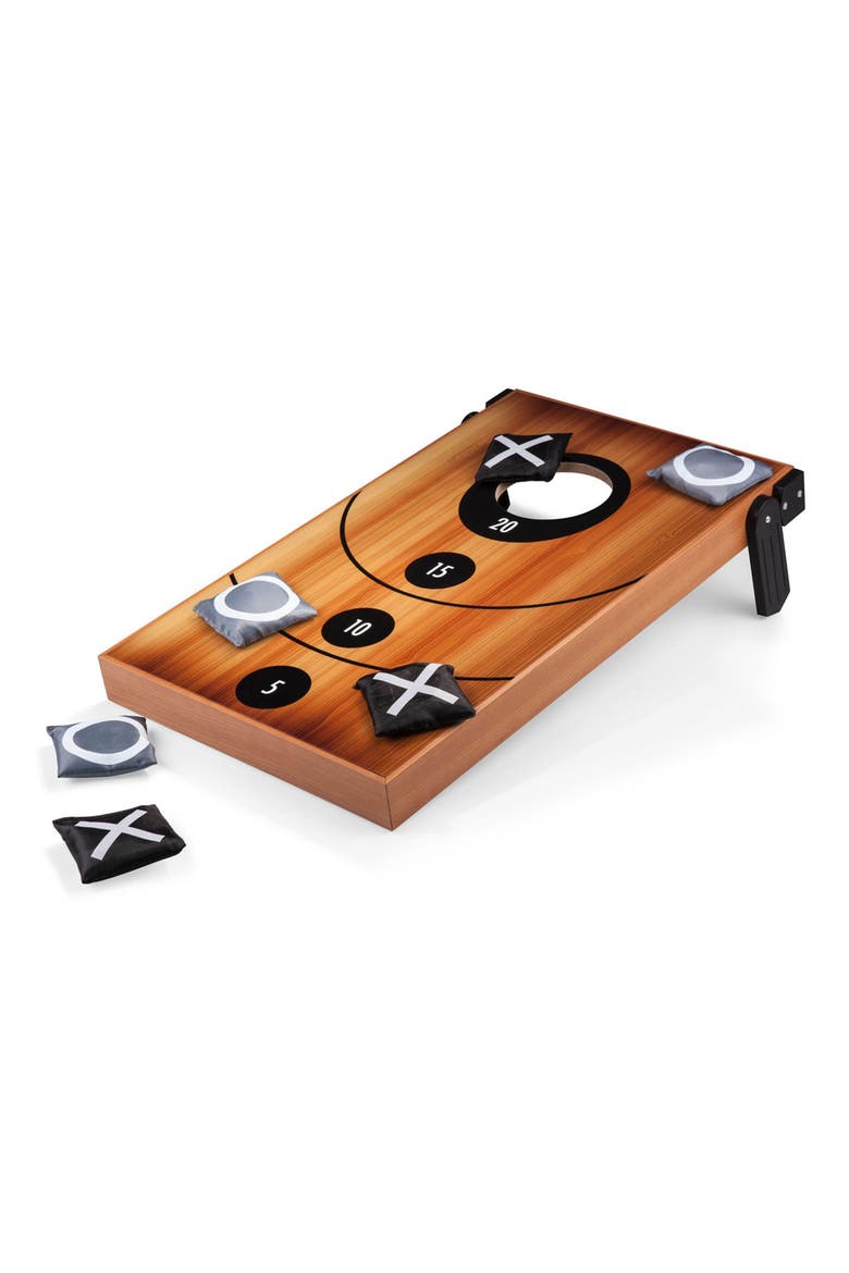 Bean Bag Throw Game, Main, color, BROWN