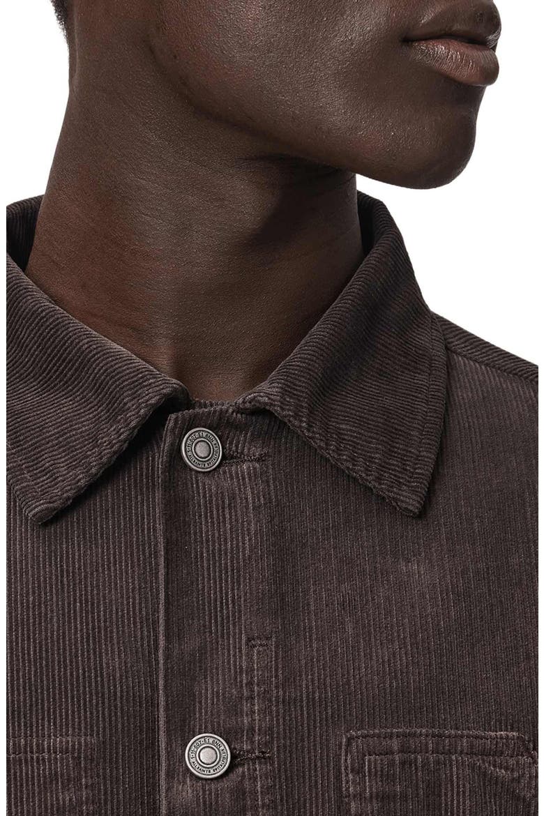 Mukesh Corduroy Shacket, Alternate, color, DARK BROWN