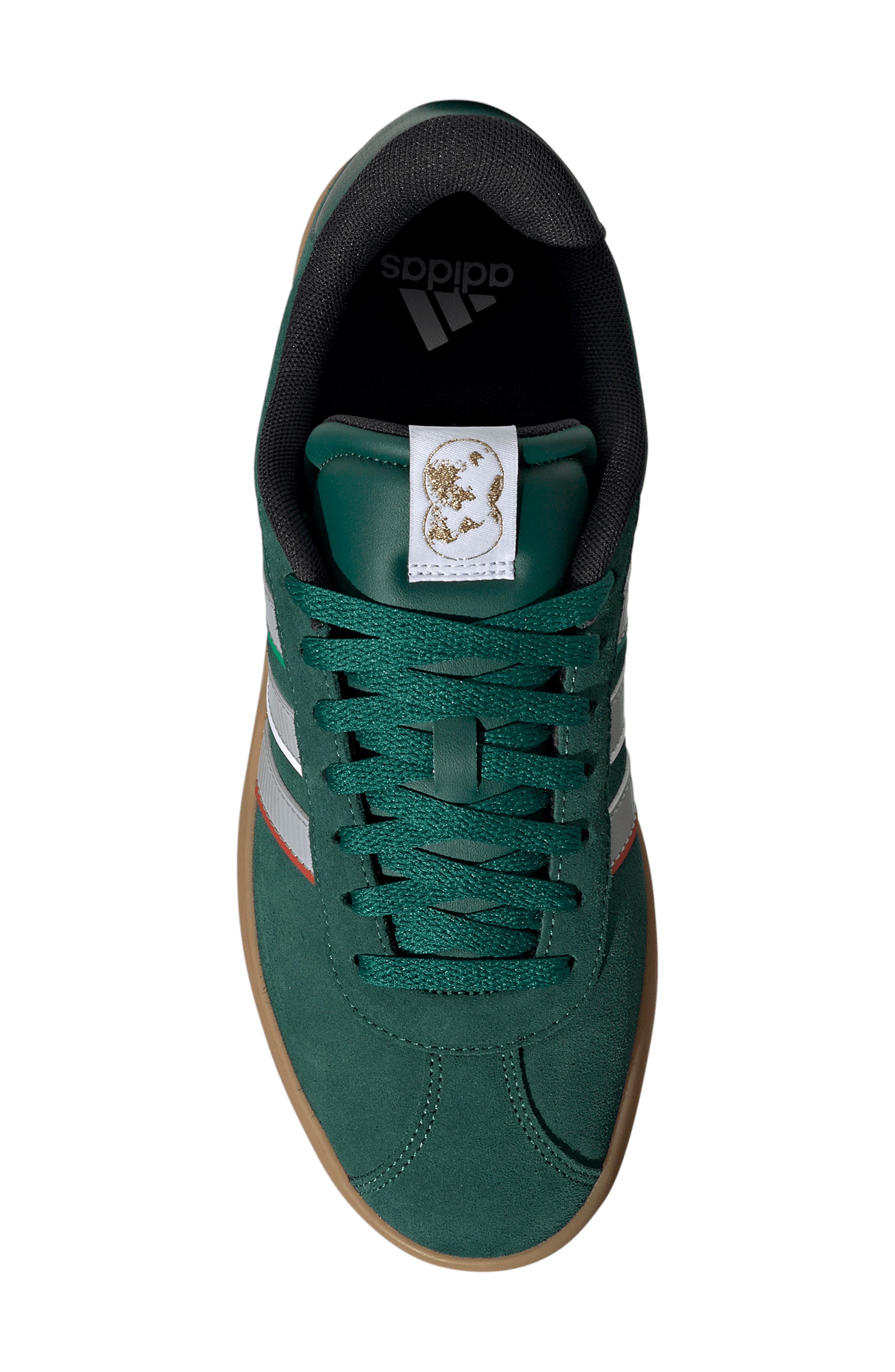adidas VL Court 3.0 Sneaker, Alternate, color, Dark Green/ Grey / Ftwr White