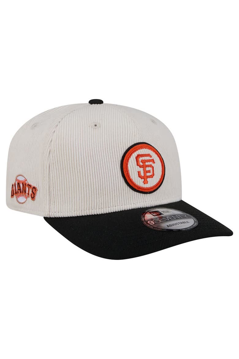 Men's New Era  Cream San Francisco Giants Loyal 9SEVENTY Adjustable Hat, Main, color, Cream