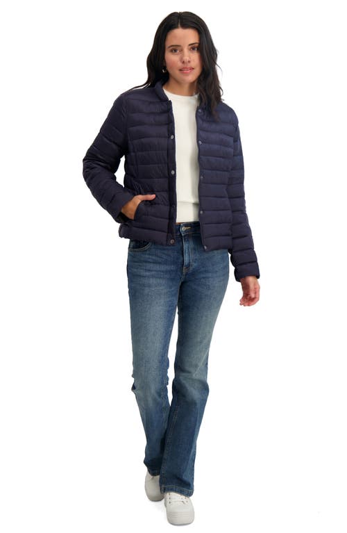 Tahari Bee Puffer Jacket In Blue