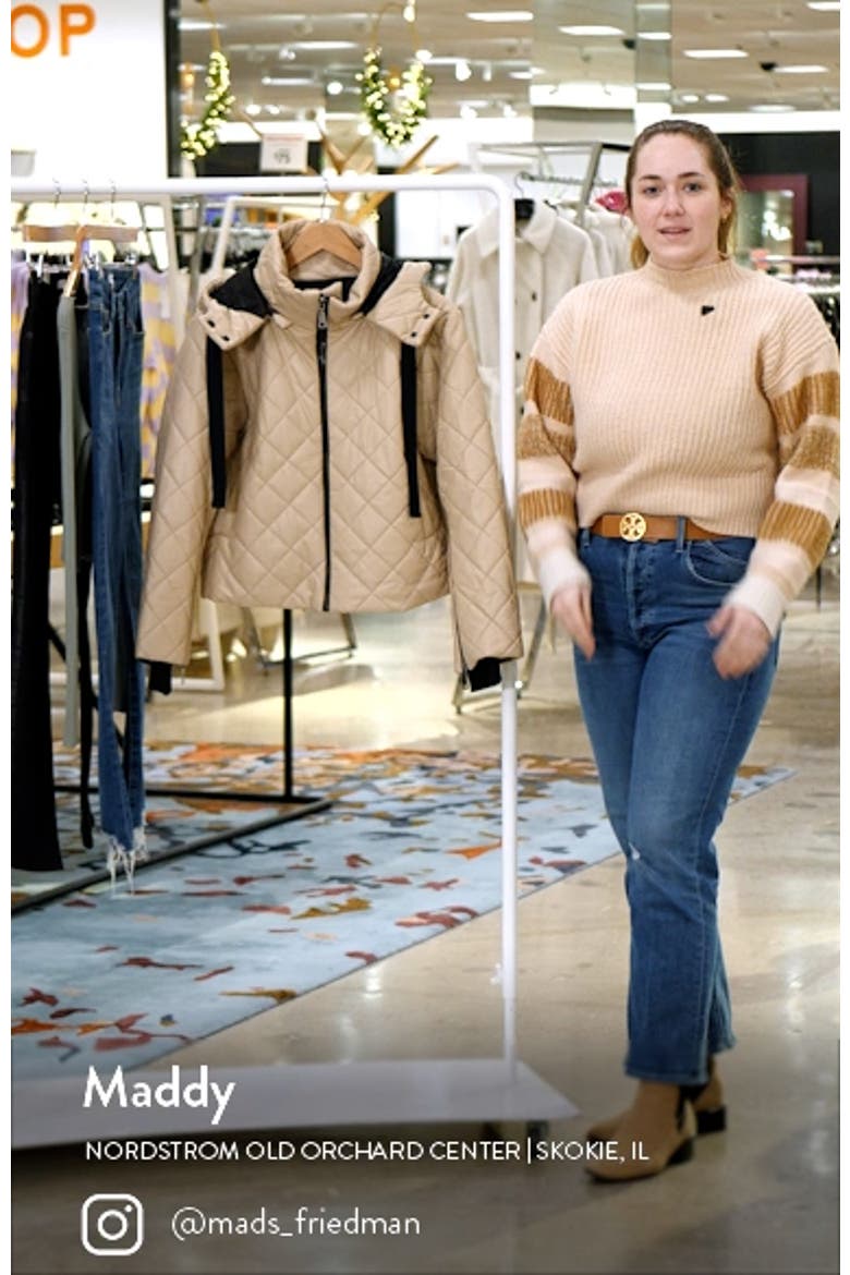 Hayle Quilted Faux Leather Puffer Jacket video