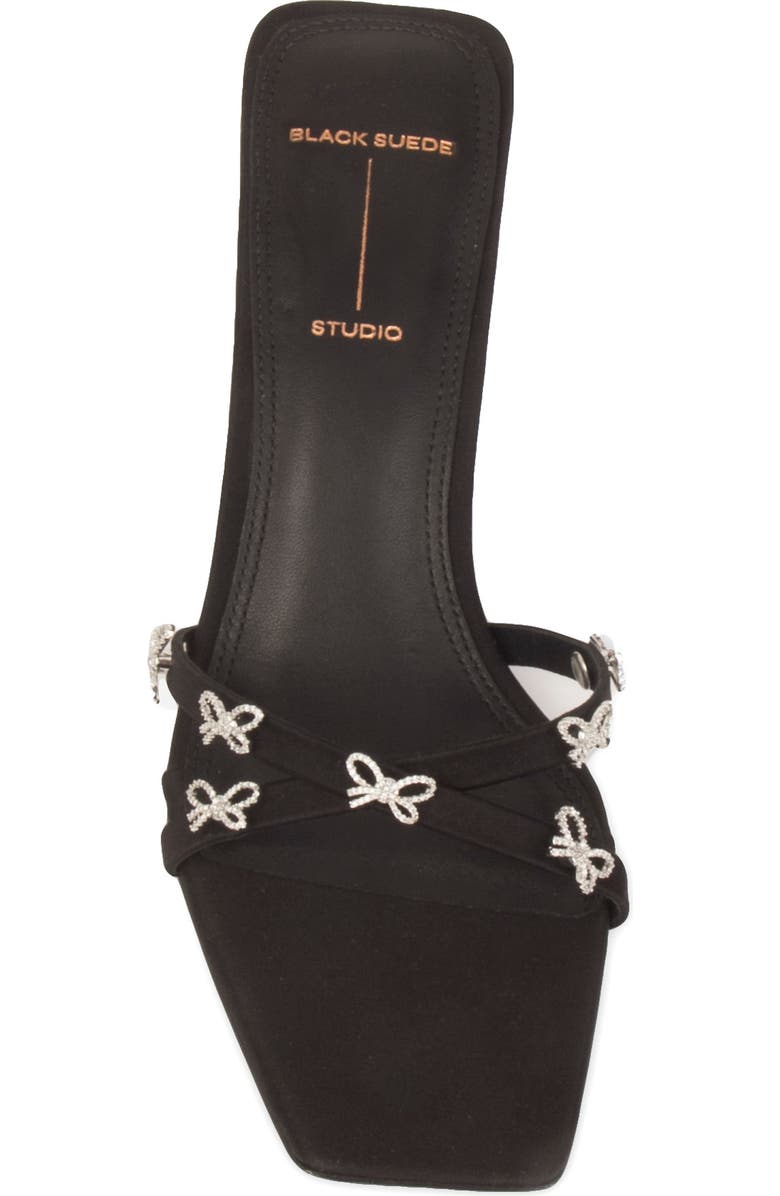 BLACK SUEDE STUDIO Ari Bow Sandal, Alternate, color,