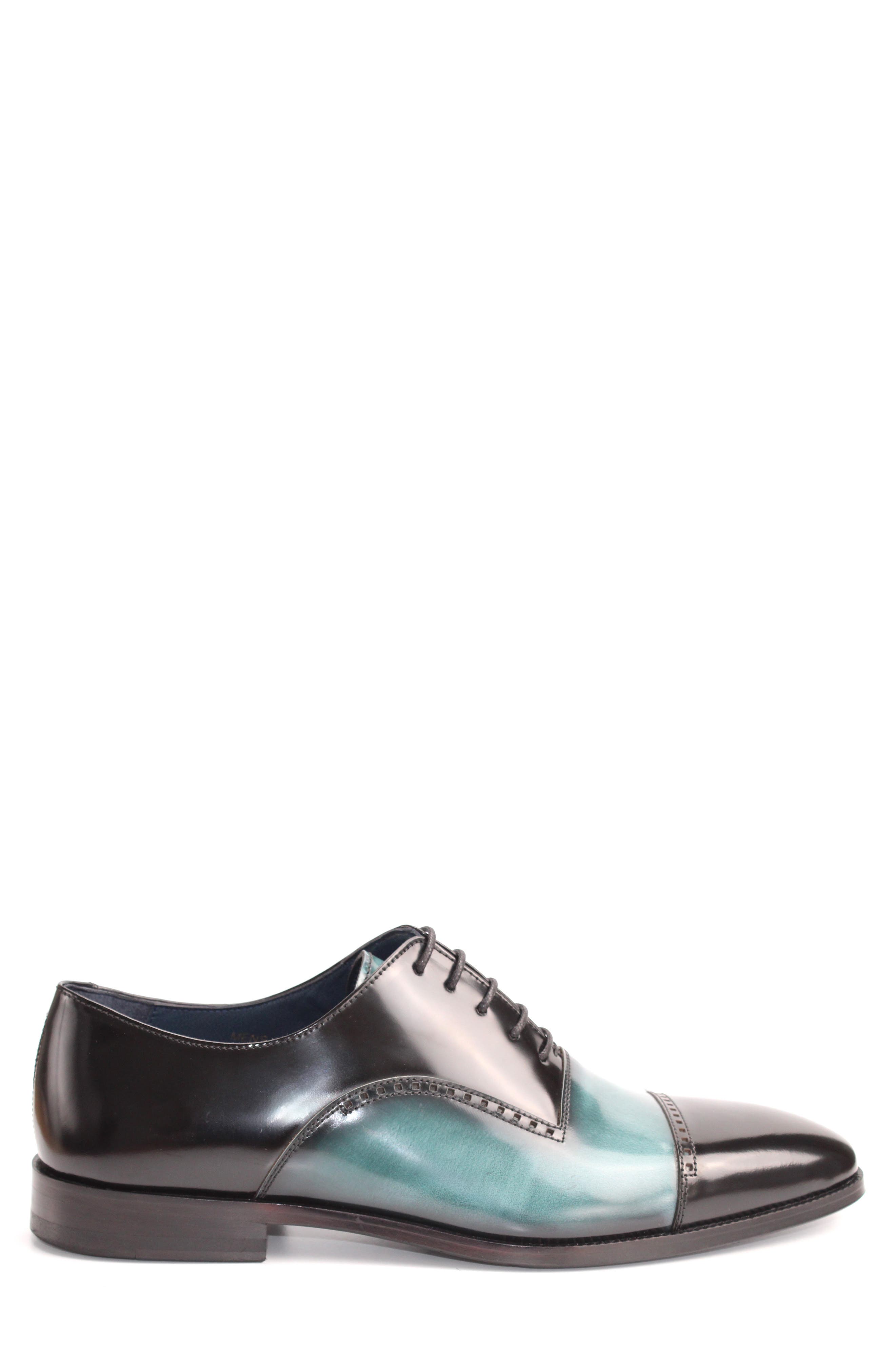 VELLAPAIS Morris Colorblocked Cap Toe Oxford, Alternate, color, 