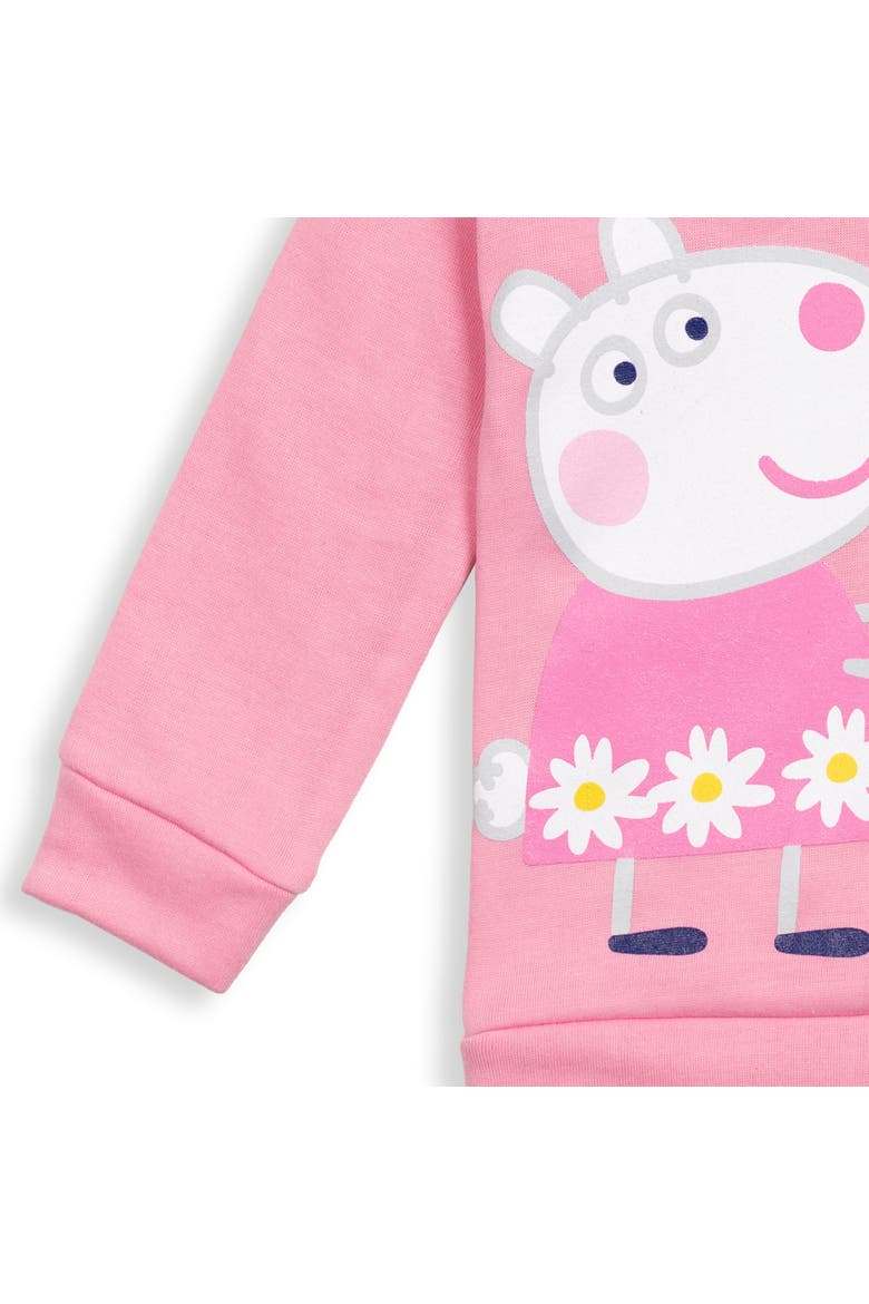 2-Piece Fleece Hoodie and Leggings Set, Alternate, color, Peppa Pink Navy