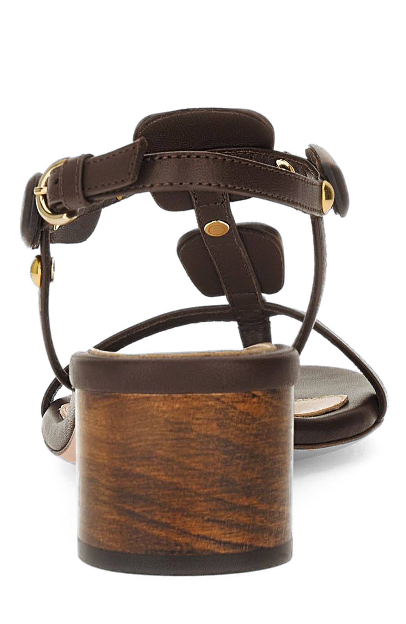 Munduk 45 Sandal, Alternate, color, Dark Brown Lamb Leather
