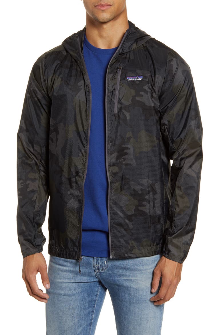 Houdini® Water Repellent Hooded Jacket, Main, color, RIVER DELTA/ FORGE GREY