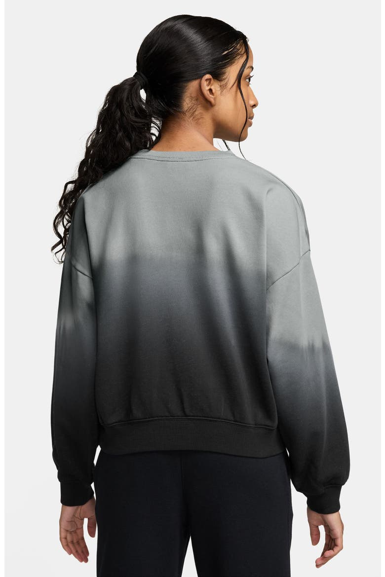 Kids' Sportswear Ombré Sweatshirt, Alternate, color, 077 LT SMOKE GREY/BLACK/WHITE