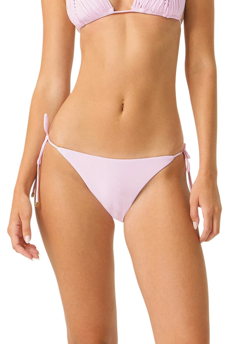 Side Tie Teeny Bikini Bottoms, Main, color, ROSE