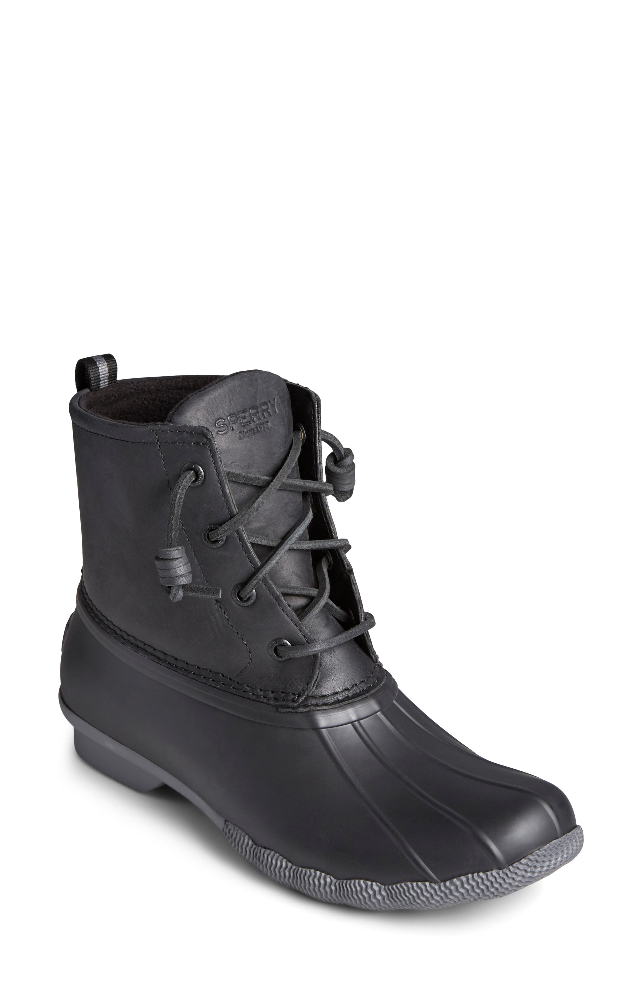 ZZDNU SPERRY TOP-SIDER<sup>®</sup> Sperry Saltwater Waterproof Rain Boot, Main, color, 