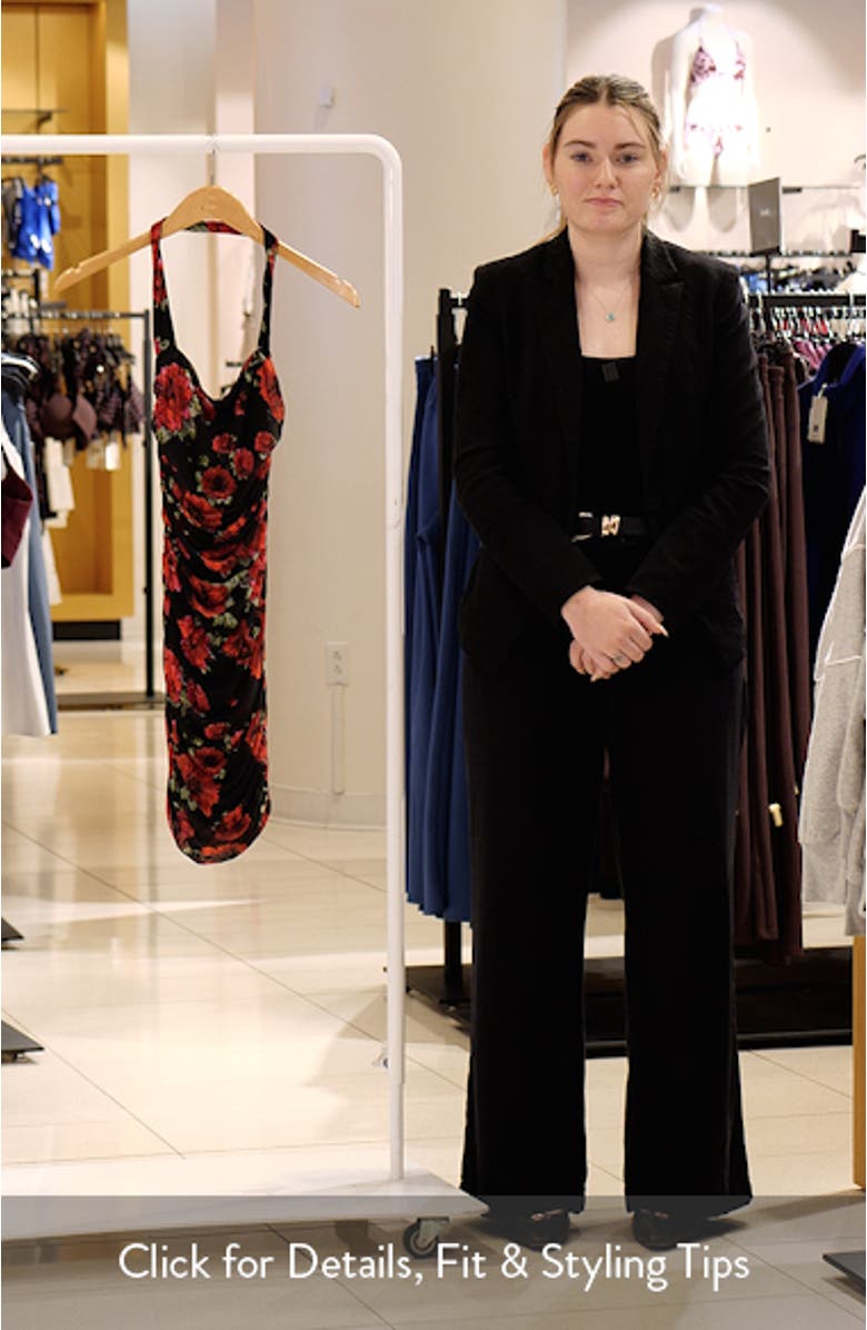 Bonnie Halter Neck Mesh Minidress, sales video thumbnail