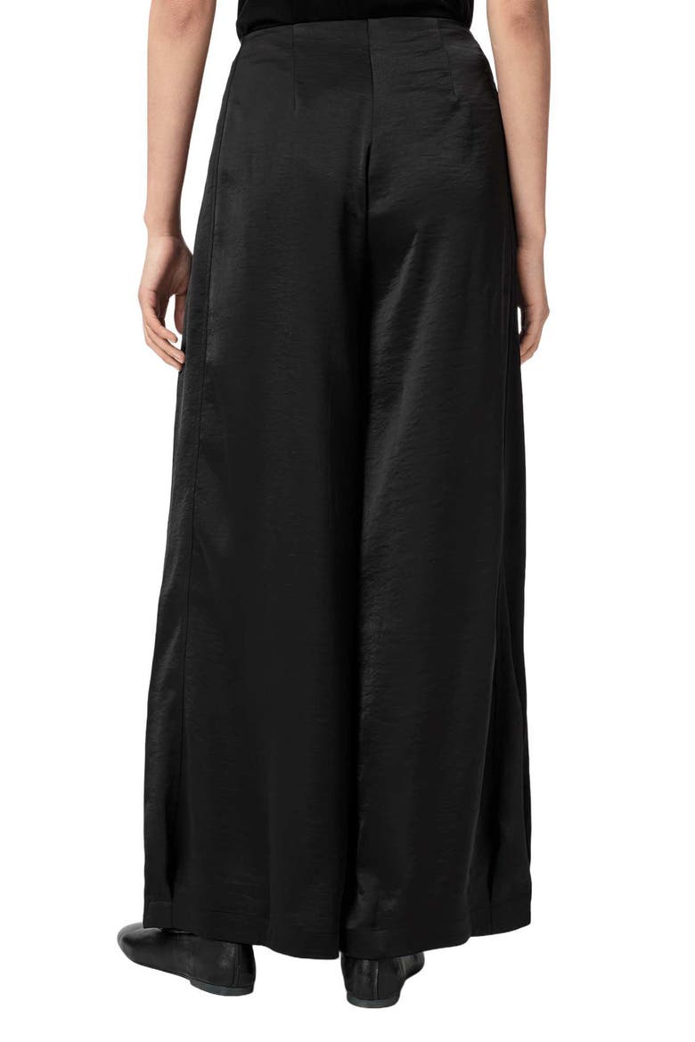 Lola Wide Leg Trousers, Alternate, color, BLACK