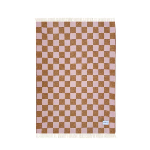 Maison Deux Checkerboard Blanket In Multi