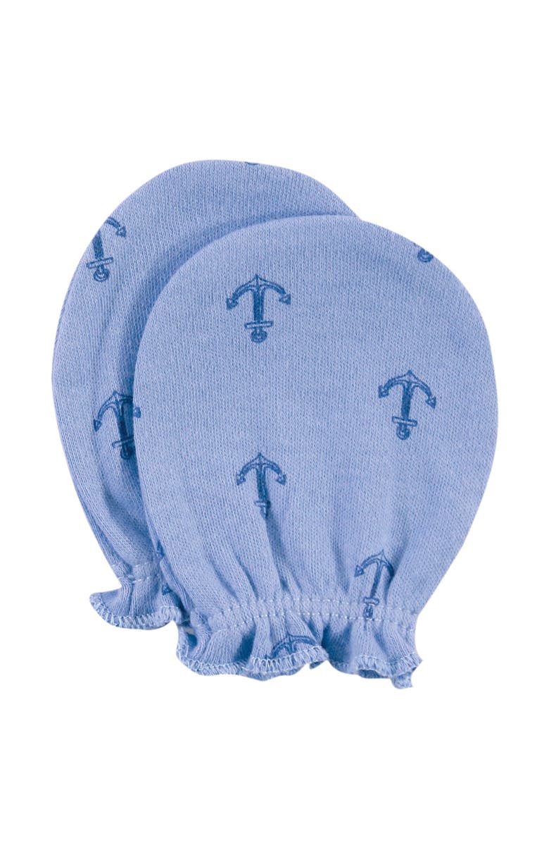 Hudson Baby Soft Cotton Anti-Scratch Mittens, Alternate, color, 