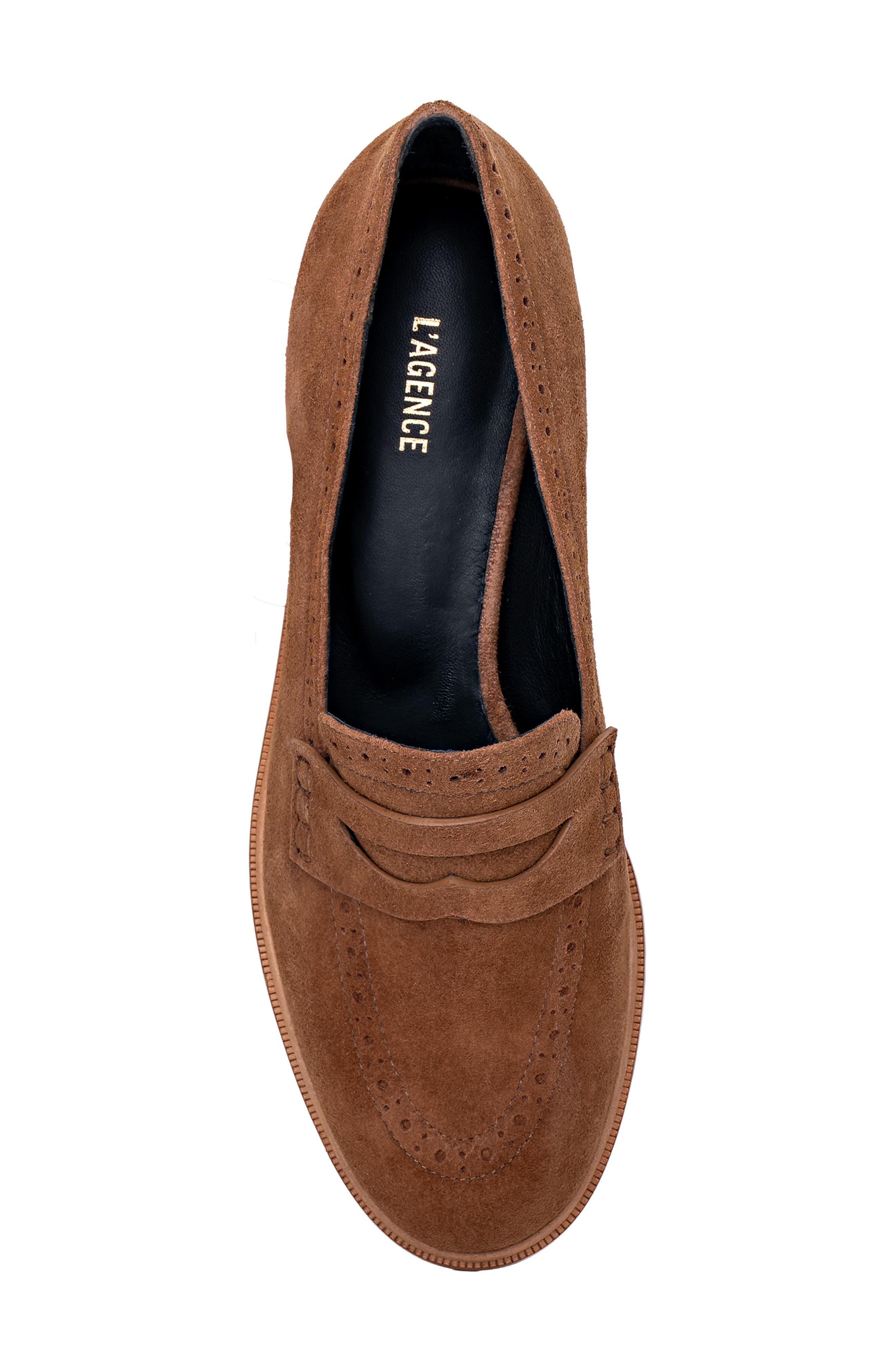 Avriel Penny Loafer, Alternate, color, SAND SUEDE