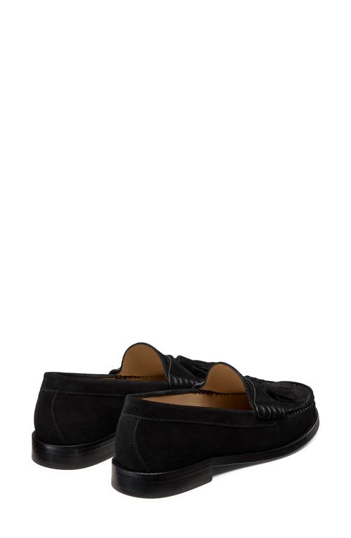 Stuart Weitzman Lottie Tassel Loafer In Black