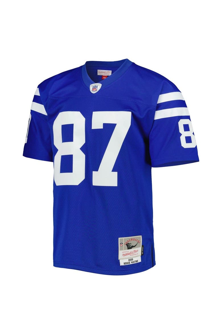 Men's Mitchell & Ness Reggie Wayne Royal Indianapolis Colts Legacy Replica Jersey, Alternate, color, Royal