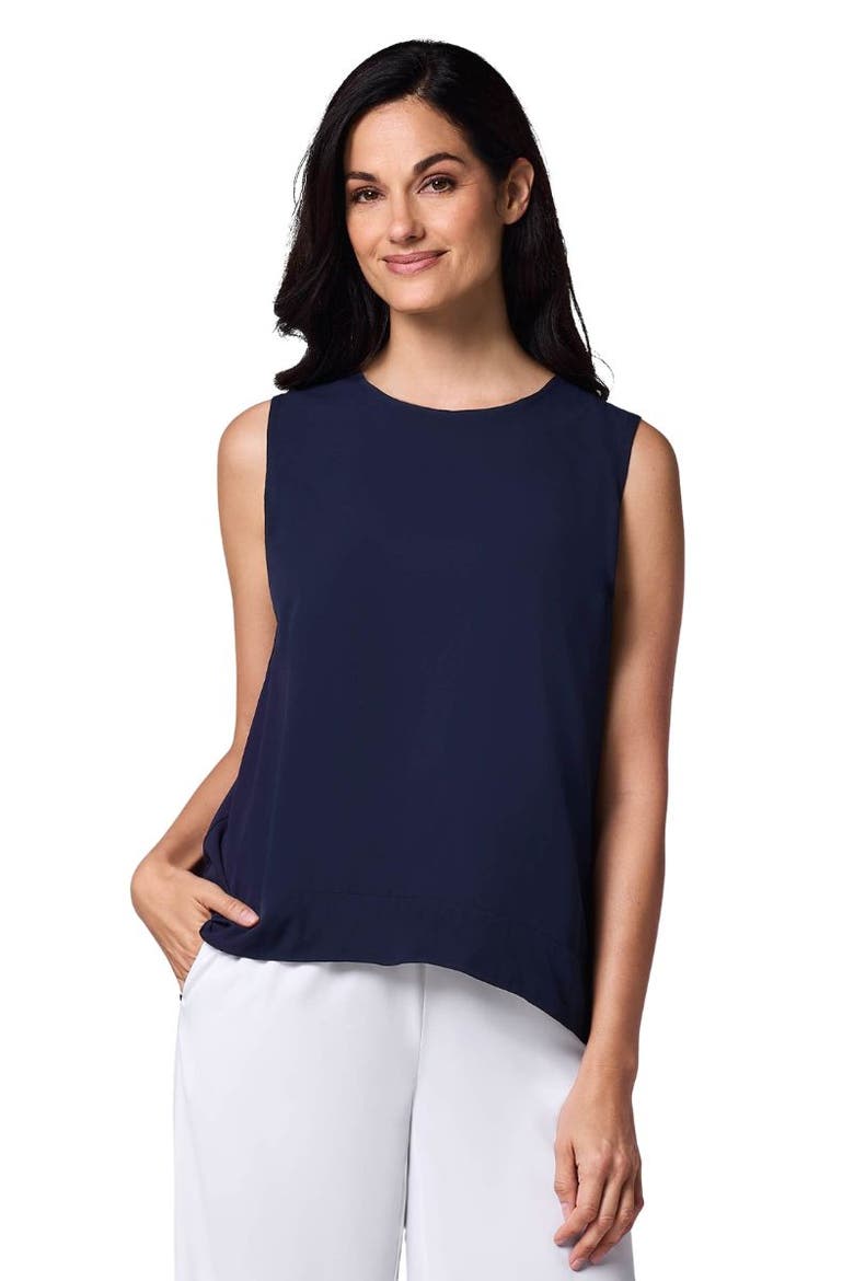 Women's St. Tropez Long Sleeve Top Tank, UPF 50+ Sun Protection, Alternate, color, Navy