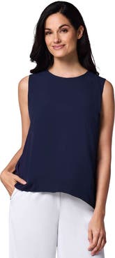 Coolibar Women's St. Tropez Long Sleeve Top Tank, UPF 50+ Sun Protection