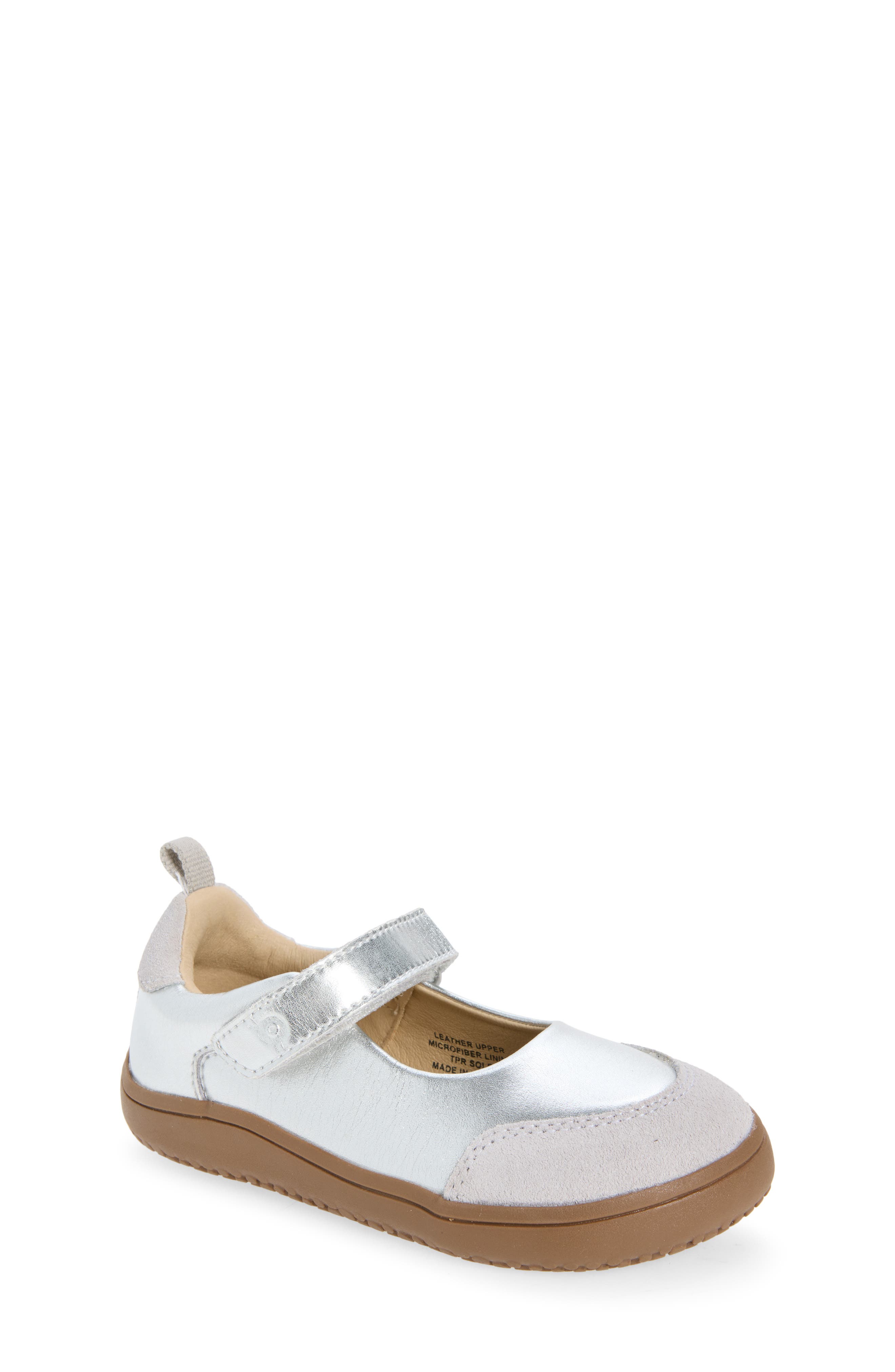Kids' Fit Jane Mary Jane Sneaker, Main, color, SILVER