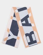 Bally Scarf with a Geometric Bally Logo