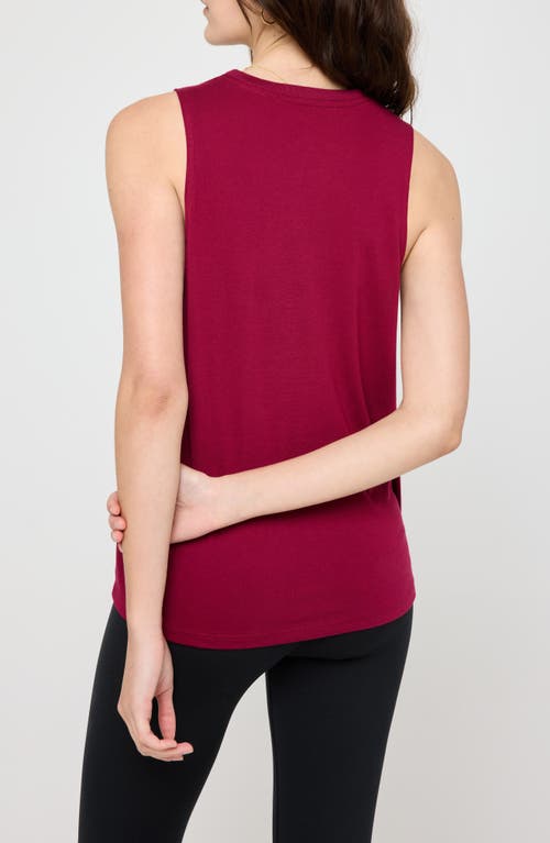 Spiritual Gangster Spiritual Optimist Graphic Tank In Red