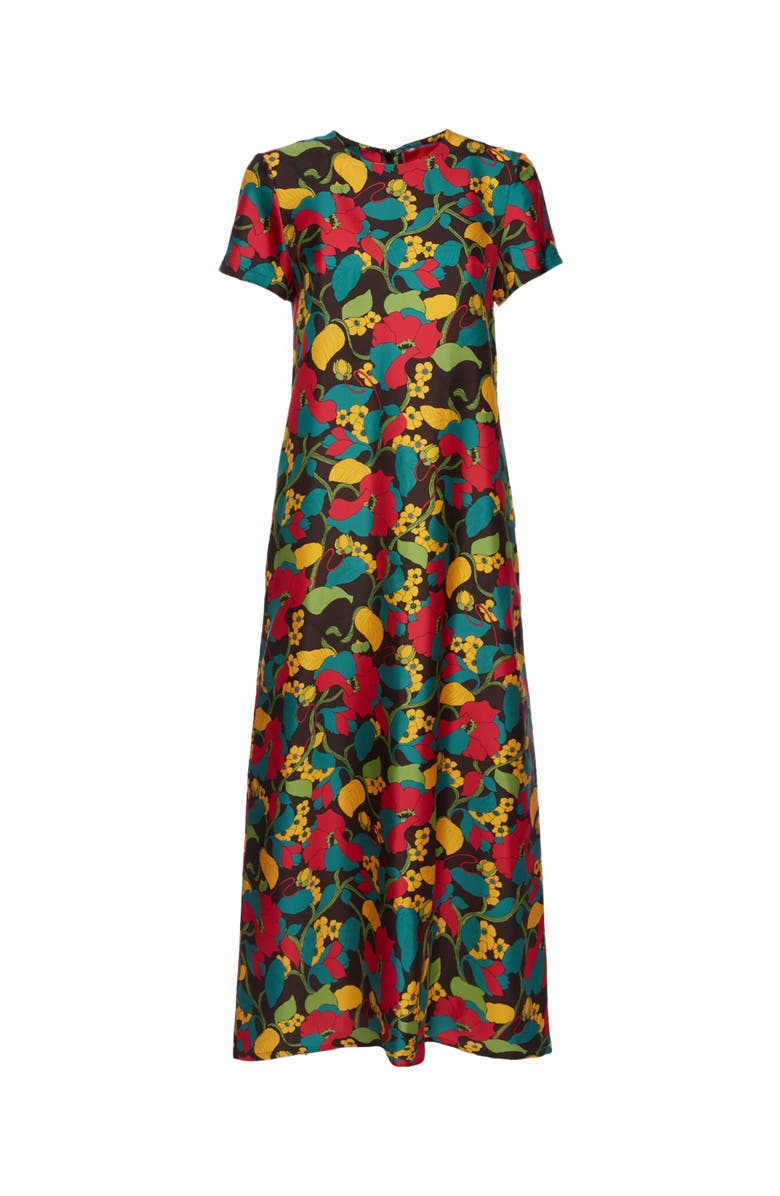 La DoubleJ Swing Dress Vines Brown, Alternate, color, Vines Brown