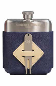 Golfer's Hip Flask & Divot Tool Set