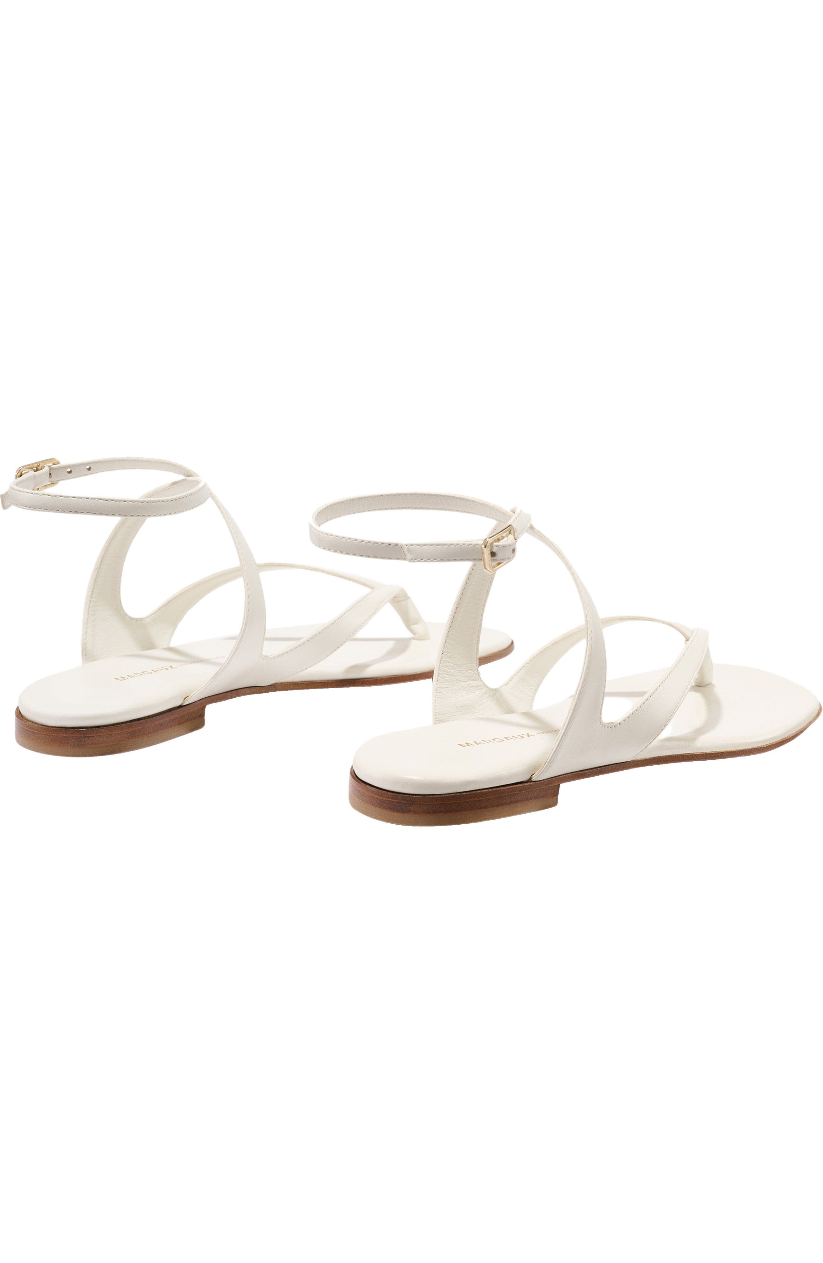 The Palermo Sandal, Alternate, color, Ivory Nappa