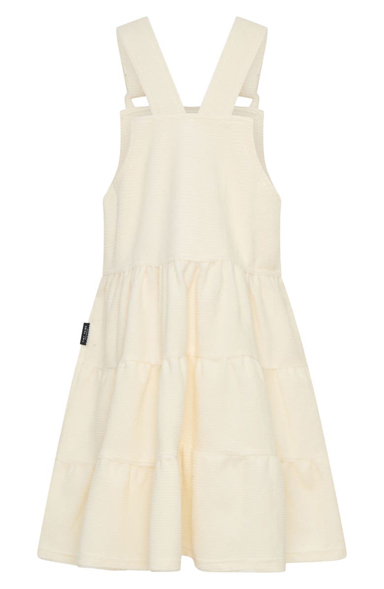 TINY TRIBE Kids' Corduroy Overall Dress, Alternate, color, Cream