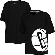 TOMMY JEANS Women's Tommy Jeans Black Brooklyn Nets Bianca T-Shirt