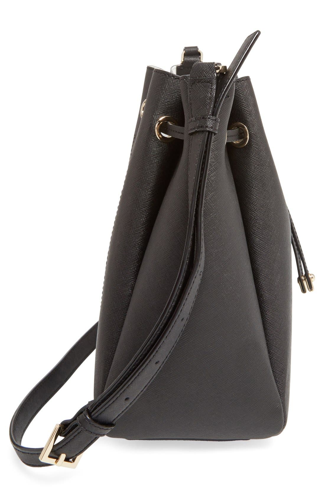 Kate Spade New York 'cape drive - harriet' leather crossbody bag, Alternate, color, 