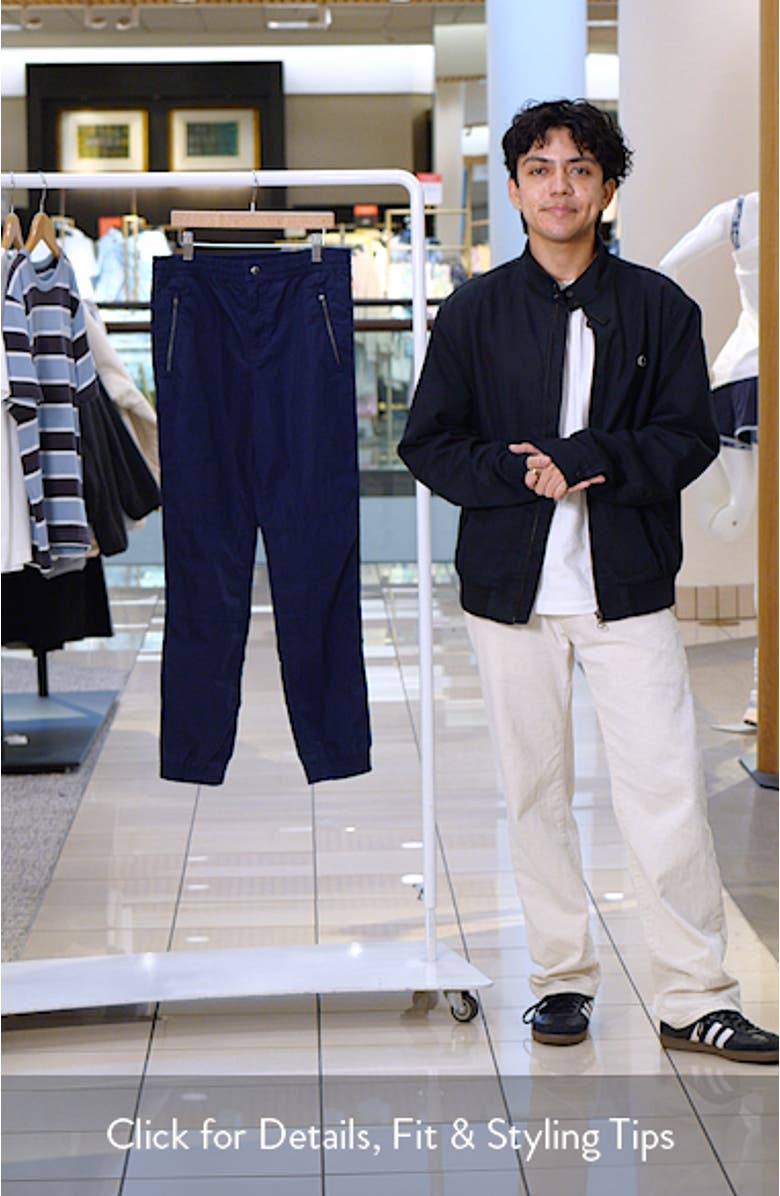 Kids' Cotton Poplin Jogger Pants, sales video thumbnail